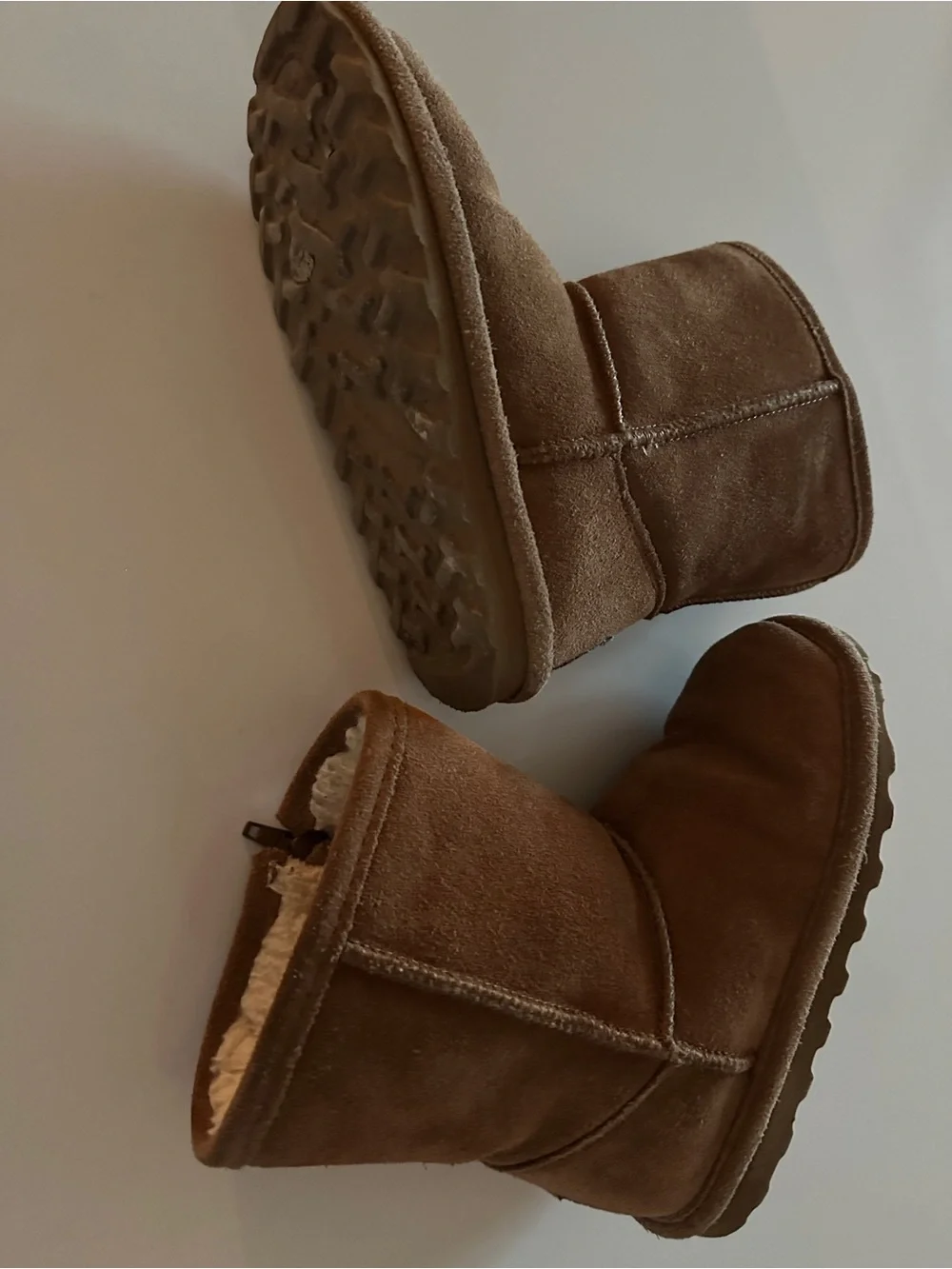 Bear Paw Kids' Elle Zip Short Water Resistant Boot Toddler/Little Kid “Ugg”